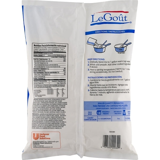 LeGout Cream Soup Base, 1 x 6 ct Case - DOT product image 4