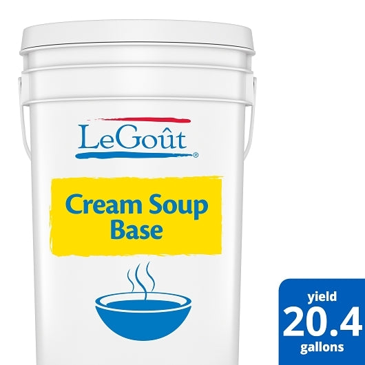 LeGout Gluten Free Cream Soup Base, 1 x 22.5 lb Case - DOT product image 2
