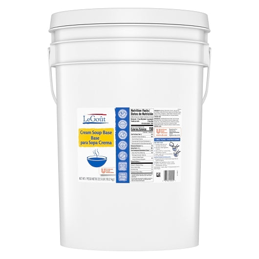 LeGout Gluten Free Cream Soup Base, 1 x 22.5 lb Case - Prepared Foods
