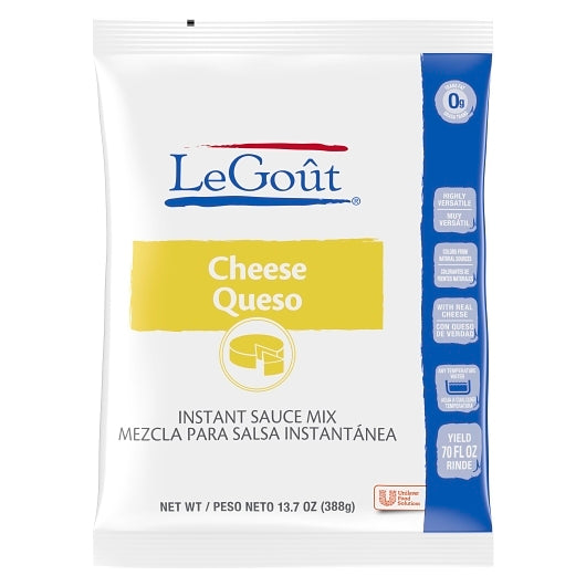 LeGout Instant Cheese Sauce Mix, 8 x 13.7 oz Case - DOT product image 2