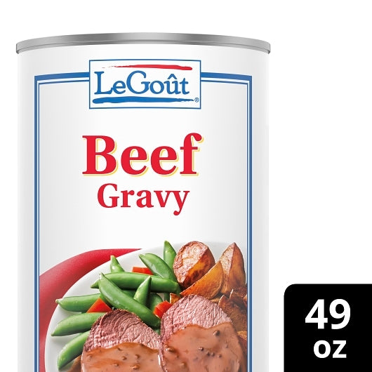 LeGout Beef Heat & Serve Gravy, 12 x 3 lb Case - DOT product image 7