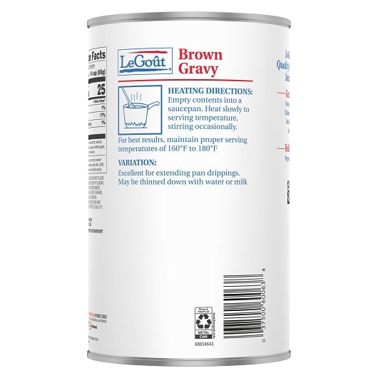 LeGout Brown Gravy, 12 x 48 oz Case - DOT product image 8