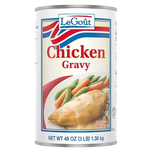 LeGout Heat & Serve Chicken Gravy, 12 x 48 oz Case - DOT product image 2