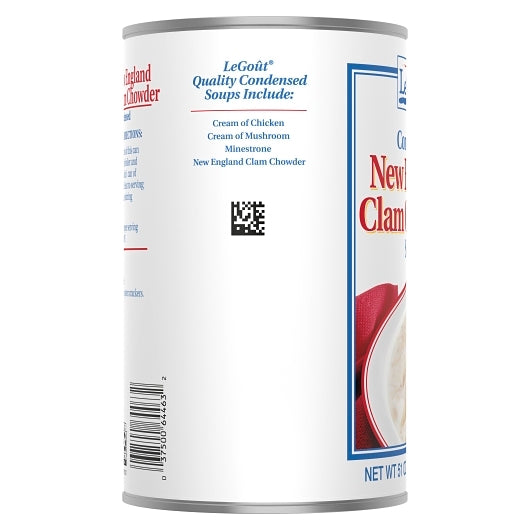 LeGout New England Clam Chowder Soup, 12 x 50 oz Case - DOT product image 5