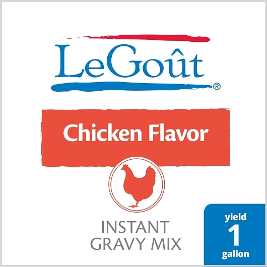 LeGout Instant Chicken Gravy Mix, 8 x 1 lb Case - DOT product image 2