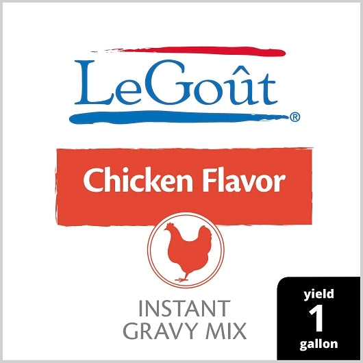 LeGout Instant Chicken Gravy Mix, 8 x 1 lb Case - DOT product image 3