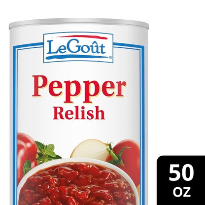 Pepper Relish Bulk, 6 x 3 lb Case - DOT product image 3