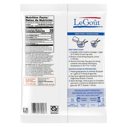 LeGout Brown Gravy Mix, 8 x 13.29 oz Case - DOT product image 3