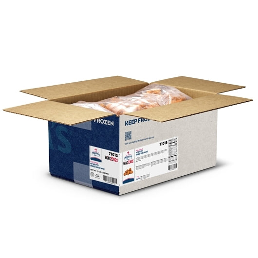 Pierce Chicken Spicy 1St And 2Nd Joint Chicken Wings, 2 x 7.5 lb Case - DOT product image 7