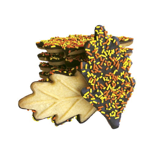 Cookies United Autumn Leaf Cookie Bulk, 1 x 5 lb Case - Bakery & Desserts