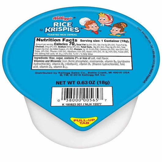 Kellogg?s Rice Krispies Cereal, 96 x 0.62 oz Case - DOT product image 5
