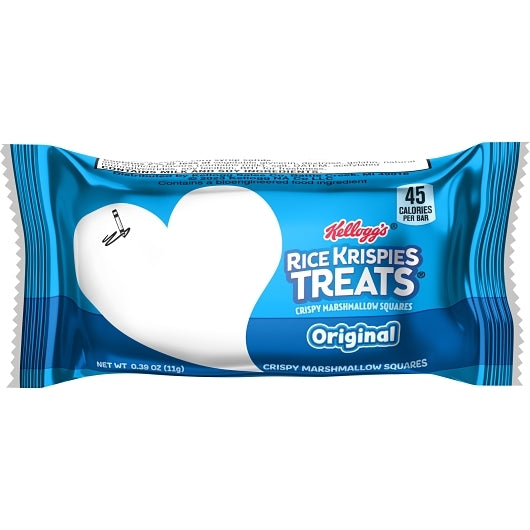 Kellogg's Rice Krispies Original Square Treat, 4 x 50 x 0.39 oz Case - Snack Bars & Granola Bars