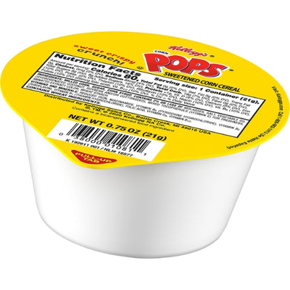 Kellogg's Corn Pops Cereal Cup, 96 x 0.75 oz Case - Breakfast Foods