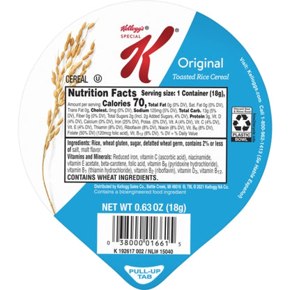 Cereal Special Key Special K Cereal, 96 x 0.62 oz Case - DOT product image 7