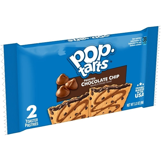 Pop-Tarts Frosted Open & Fold Display Chocolate Chip Pastry, 12 x 6 x 3.3 oz Case - DOT product image 4