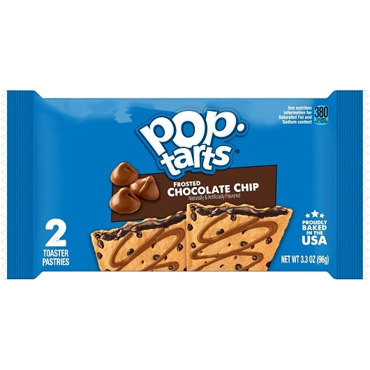 Pop-Tarts Frosted Open & Fold Display Chocolate Chip Pastry, 12 x 6 x 3.3 oz Case - DOT product image 3