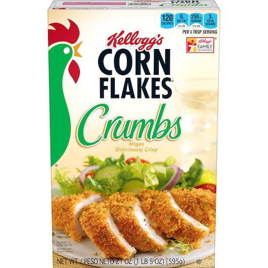 Kellogg?s Corn Flakes Crumbs Coating, 12 x 21 oz Case - DOT product image 2