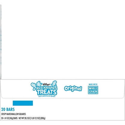 Kellogg's Rice Krispies Treats Crispy Marshmallow Squares, 4 x 20 x 1.41 oz Case - DOT product image 7