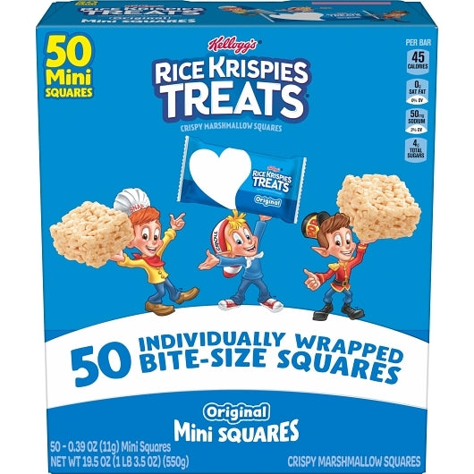 Kellogg's Rice Krispies Original Square Treat, 4 x 50 x 0.39 oz Case - DOT product image 3