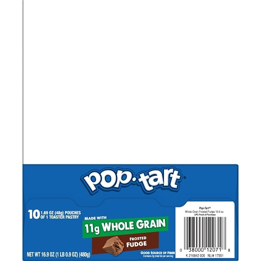 Pop-Tarts Whole Grain Frosted Fudge Pastry, 12 x 10 x 1.7 oz Case - DOT product image 8