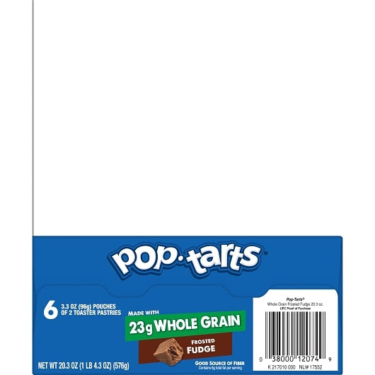Pop-Tarts Whole Grain Frosted Fudge Pastry, 12 x 6 x 3.4 oz Case - DOT product image 8