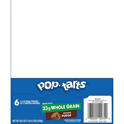 Pop-Tarts Whole Grain Frosted Fudge Pastry, 12 x 6 x 3.4 oz Case - DOT product image 8