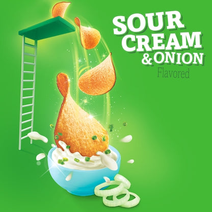 Pringles Sour Cream & Onion Potato Crisp, 14 x 5.5 oz Case - DOT product image 3