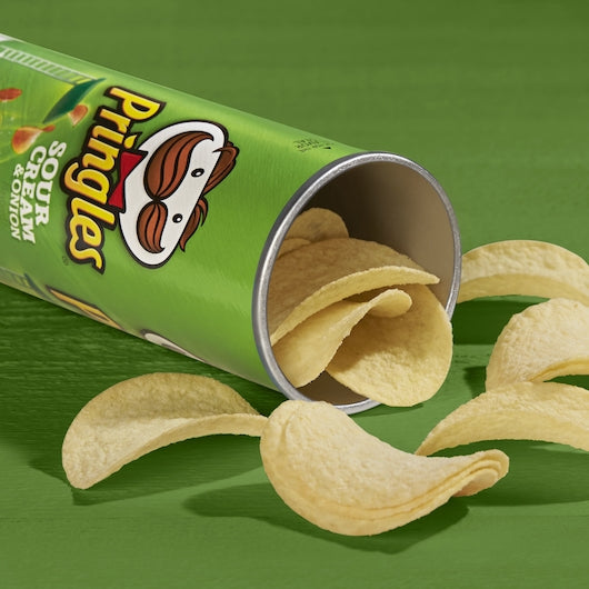 Pringles Sour Cream & Onion Potato Crisp, 14 x 5.5 oz Case - DOT product image 5