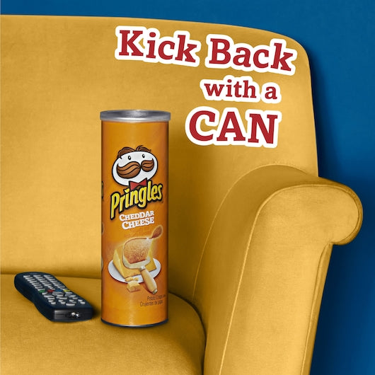 Pringles Cheddar Cheese Potato Crisp, 14 x 5.5 oz Case - DOT product image 5