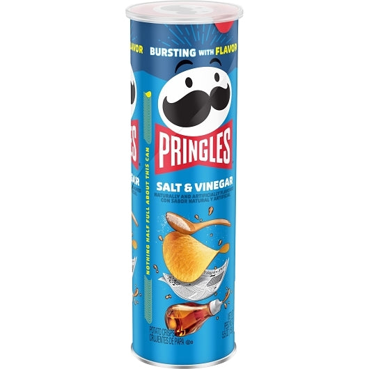 Pringles Salt & Vinegar Potato Crisp, 14 x 5.5 oz Case - DOT product image 5
