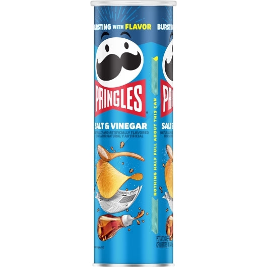Pringles Salt & Vinegar Potato Crisp, 14 x 5.5 oz Case - DOT product image 6