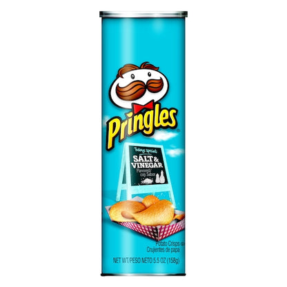 Pringles Salt & Vinegar Potato Crisp, 14 x 5.5 oz Case - DOT product image 2