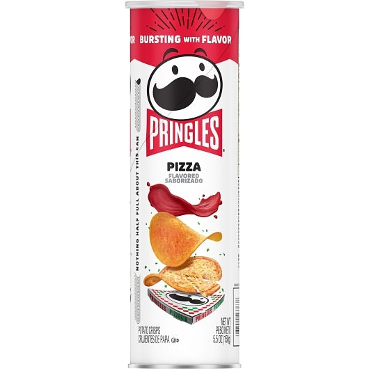 Pringles Pizza Potato Crisp, 14 x 5.5 oz Case - DOT product image 2