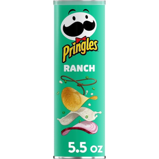 Pringles Ranch Potato Crisp, 14 x 5.5 oz Case - DOT product image 7