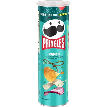 Pringles Ranch Potato Crisp, 14 x 5.5 oz Case - DOT product image 2