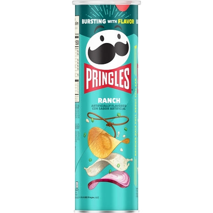 Pringles Ranch Potato Crisp, 14 x 5.5 oz Case - DOT product image 3