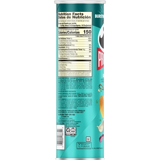 Pringles Ranch Potato Crisp, 14 x 5.5 oz Case - DOT product image 5