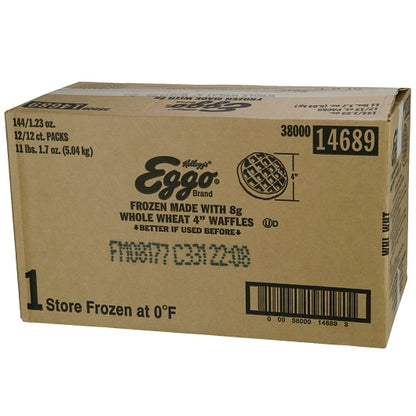 Eggo Wheat Waffles, 144 x 1.23 oz Case - DOT product image 8