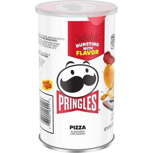 Pringles Pizza Potato Crisp, 12 x 2.5 oz Case - Prepared Foods