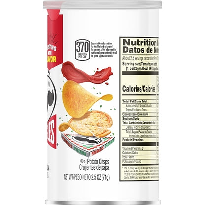 Pringles Pizza Potato Crisp, 12 x 2.5 oz Case - DOT product image 5