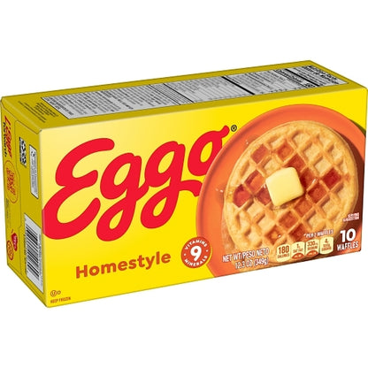 Eggo Homestyle Waffle, 8 x 12.3 oz Case - DOT product image 4