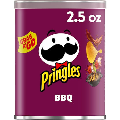 Pringles Bbq Potato Crisp, 12 x 2.5 oz Case - DOT product image 6