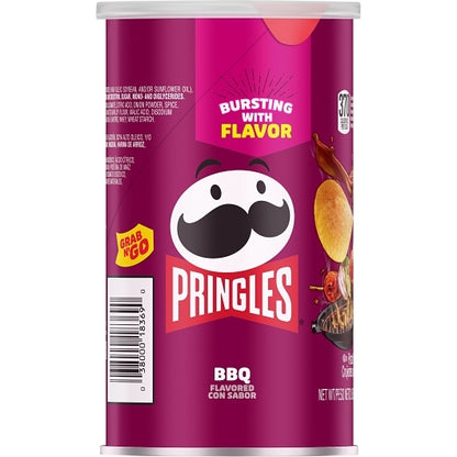 Pringles Bbq Potato Crisp, 12 x 2.5 oz Case - DOT product image 2