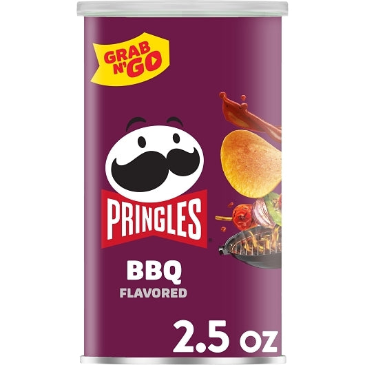 Pringles Bbq Potato Crisp, 12 x 2.5 oz Case - DOT product image 7