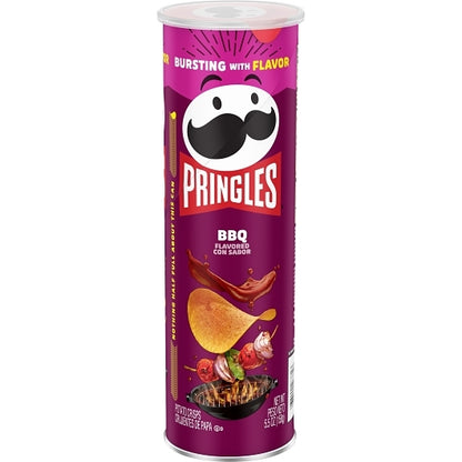 Pringles Bbq Potato Crisp, 14 x 5.5 oz Case - Snacks