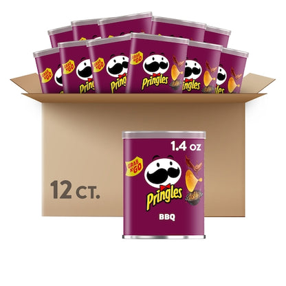 Pringles Bbq Potato Crisp, 12 x 1.4 oz Case - DOT product image 7