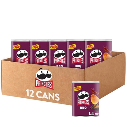 Pringles Bbq Potato Crisp, 12 x 1.4 oz Case - DOT product image 8