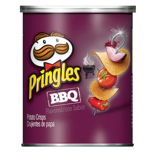 Pringles Bbq Potato Crisp, 12 x 1.4 oz Case - DOT product image 2
