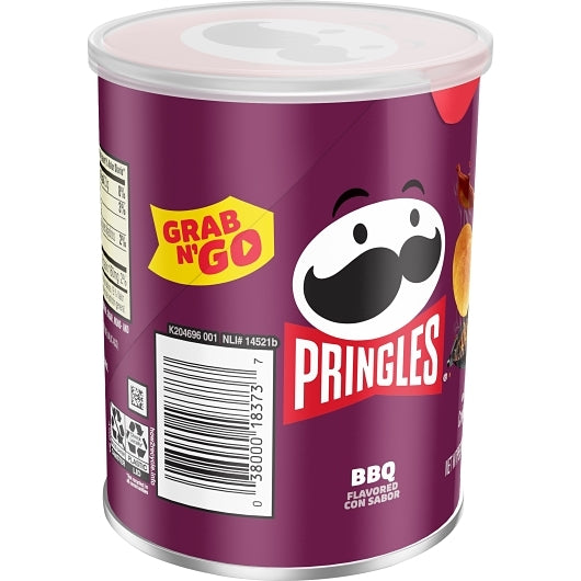 Pringles Bbq Potato Crisp, 12 x 1.4 oz Case - DOT product image 4