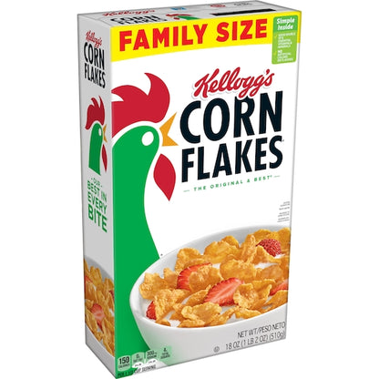 Kellogg's Corn Flakes Cereal, 6 x 18 oz Case - DOT product image 4